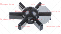 Звездочка в сборе для кофемолки SANTOS (40730B)