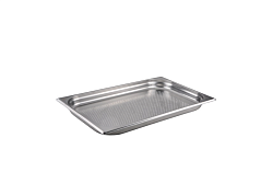 Гастроемкость перфорированная GN1/1 х40 мм 6 мм 5,5 л нержавеющая сталь MGSTEEL