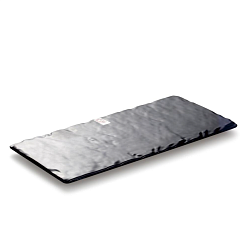 Блюдо 51x25,3x2 см прямоугольное Black пластик меламин  P.L. PROFF CUISINE (G416910-MS)