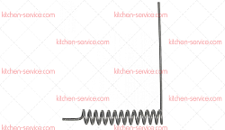 Пружина торсионная 18,6 мм для JUNO (0H6607)