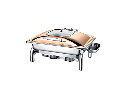 Чафинг-диш CP-CHD016RG розовое золото CRAZY PAN