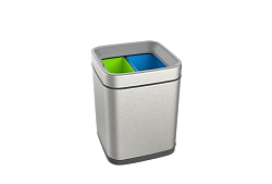 Ведро для раздельного сбора мусора JAH-3622 10 л (2 внутренние емкости, 5+5) FOODATLAS