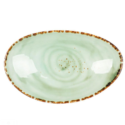 Блюдо овальное 23x14 см Organica Green P.L. PROFF CUISINE (TX12966-225-H275)