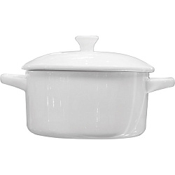 Кастрюля для запекания с крышкой 425мл фарфор «Кунстверк» KUNSTWERK