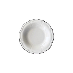 Тарелка глубокая 17см 170мл Line Black 1972 BY ID FINE