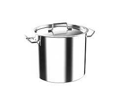 Котел 30 л, нержавеющая сталь, тройное дно, с крышкой, индукция MGSTEEL