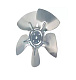 Крыльчатка вентилятора алюминиевая 154 мм для BREMA (20193)
