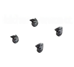 Колеса в комплекте (D75, ось 10х15) для машин тестомесильных WLBAKE (USX12132)