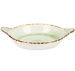 Блюдо овальное 150 мл с ручками Organica Green P.L. PROFF CUISINE (TX0089-H275)