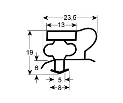 Уплотнитель изоляционный для AMITEK (R00060)