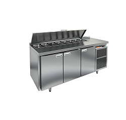 Стол холодильный для салатов с задней стенкой SL1-111GN (1/3) HICOLD