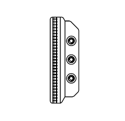 Лезвие (балка) диска нарезки соломкой 2x6 мм для HALLDE (87158)