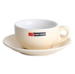 Пара чайная 220 мл бежевая Barista P.L. PROFF CUISINE (10618/10621)