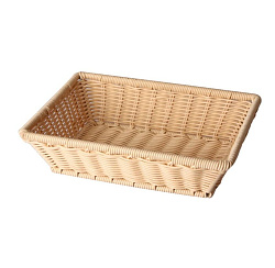 Корзина для хлеба и выкладки 50х25 см, 6 см плетеная, ротанг, бежевая SUNNEX (C04024)