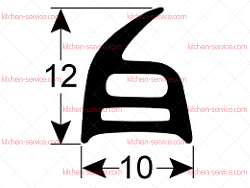 Уплотнитель дверной для печи (3786638)