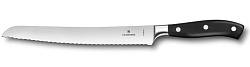 Нож для хлеба 23 см кованый черная ручка Grand Maitre VICTORINOX