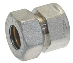 Соединение 1/2"x14 латунное хромированное для ELETTROBAR (DZR292)