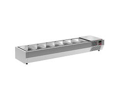 Витрина для ингредиентов A40 SM 1,6 0430 (Carboma VT3-G) ПОЛЮС