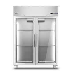 Шкаф морозильный 1400 л CHEF LINE LCFM140MD2G (со стеклянной дверью) APACH