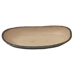 Блюдо 43x24x7,5 см овальное Timber Brown пластик меламин  P.L. PROFF CUISINE (S41709)