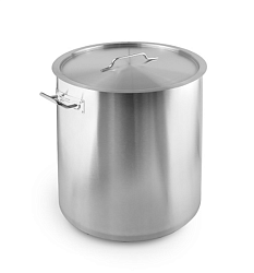 Котел 71 л с крышкой, нержавеющая сталь, тройное дно (индукция) MGSTEEL