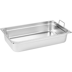 Гастроемкость GN 1/1 с ручками 10л сталь нержавеющая PROHOTEL