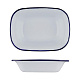 Блюдо для подачи 19,5х14 см h4,5 см 520 мл Blue Rim эмалированная сталь SUNNEX (CED9079)