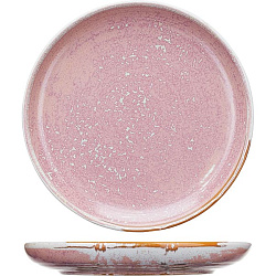 Тарелка с бортом 20,5см фарфор «Пион» KUNSTWERK