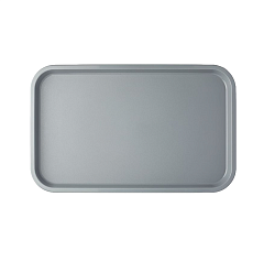 Поднос 52,5х32,5 см серый поверхность шагрень (107) MGprof (1737)