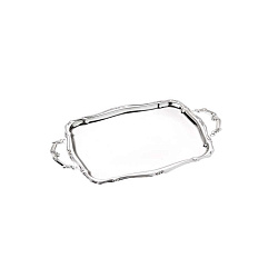 Поднос с ручками 44х27 см золото NARIN