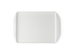 Поднос 42х30 см, белый мрамор, поверхность классик MGprof (1732)