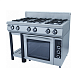 Плита газовая Ф6ПДГ/800(э) с электрической духовкой GRILL MASTER (50004э)
