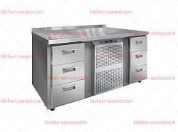 Стол комбинированный КХС-700-0-3/0-3 ФИНИСТ (FINIST)
