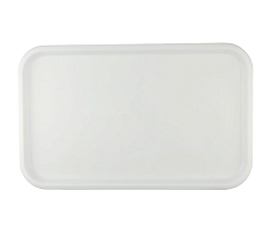 Поднос 52,5х32,5 см белый поверхность шагрень (148) MGprof (1737)