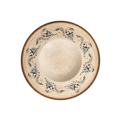 Тарелка глубокая 460мл Voyage Navy ID Fine