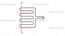 Элемент нагревательный ТЭН для KUPPERSBUSCH (160106, 181738, 182665)