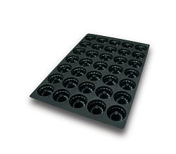 Форма для выпечки 80 мл 35 ячеек 60x37,5 мм Кекс силикон SILIKOMART