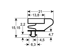 Уплотнитель 740х920 мм для IRINOX (1010355)