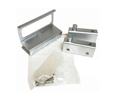 Петли в комплекте для двери стеклянной хром матовый ATESY (ZS9008)