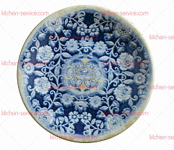Тарелка плоская Corendon Blue Blanc декор 1 KUTAHYA (BNTS23DU891310)