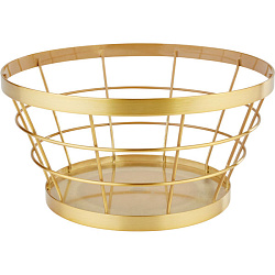Корзина для фруктов золотая APS