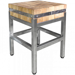 Колода разрубочная 500х500х700 мм, столешница бук ПИЩЕВЫЕ ТЕХНОЛОГИИ