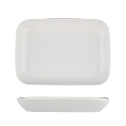 Блюдо прямоугольное 20х14,3х2,9 см 375 мл без борта Fine Plus NOBLE (091151А)