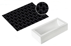 Форма кондитерская KIT BUCHE VIENNA 25х9х7 см SILIKOMART