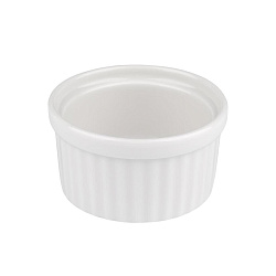 Соусник 30 мл 5х2,8 см круглый белый фарфор Fine Plus NOBLE (091561А)