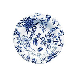 Тарелка глубокая 22см 350мл Herba Blue 1972 BY ID FINE