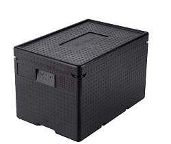 Термоконтейнер 58 л 600х400х390 мм для гастроемкостей, -40 C до +110 C, плотность 60 кг/м3, полипропилен MGprof