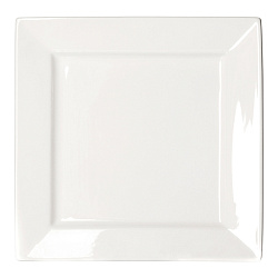Тарелка квадратная 21,2х21,2см фарфор «Кунстверк» KUNSTWERK