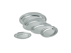 Блюдо овальное (нержавеющая сталь) 35х25 см MGSTEEL