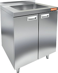 Стол закрытый с мойкой, с бортом НБМСЗМ-7/7Б HICOLD